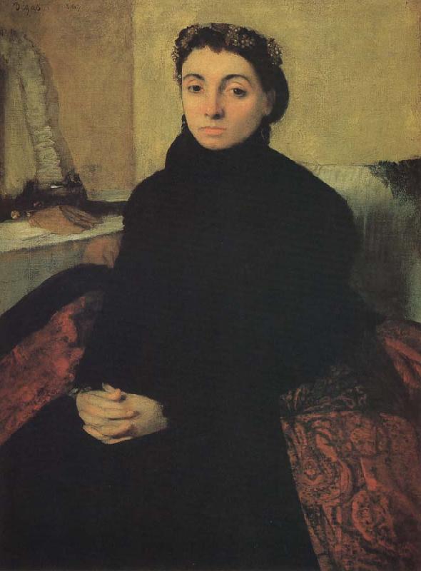 Edgar Degas Miss Gojelin Sweden oil painting art